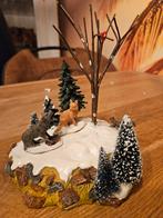 Prieeltje Kerstdorp met dieren typisch Hollands kerst, Ophalen, Zo goed als nieuw