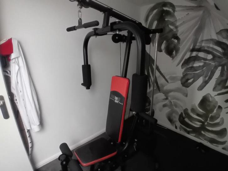 Christopheit kracht training station, Sport en Fitness, Fitnessmaterialen, Zo goed als nieuw, Overige typen, Armen, Benen, Buik