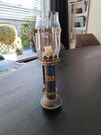 Antieke VDP Spoorweglantaarn, Ophalen, Glas