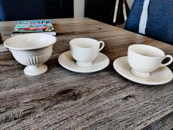 Wedgewood edme 2x kop met schotel en schaaltje beschikbaar voor biedingen