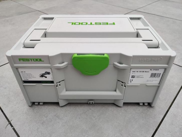 Festool systainer³ SYS3 M 187 van haakse slijper AGC 18-125, Doe-het-zelf en Verbouw, Gereedschap | Machine-onderdelen en Toebehoren