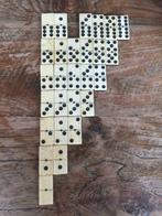 antiek dominospel been en ebbenhout, begin 20e eeuw, Antiek en Kunst, Antiek | Speelgoed, Ophalen of Verzenden