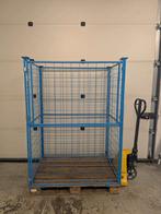 Opzet rand pallet kooi, Ophalen