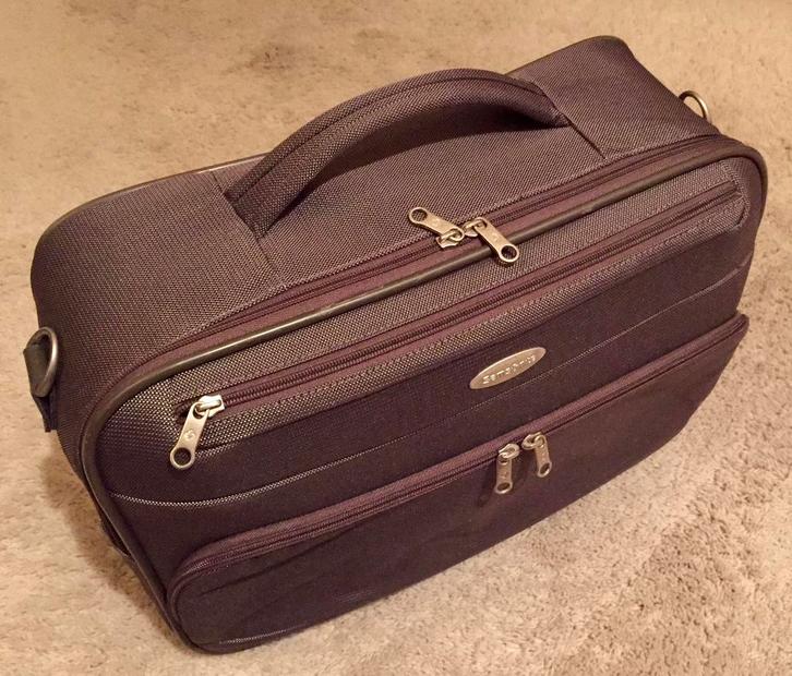 Samsonite Reistas voor op/bij rolkoffer - Bruin, Sieraden, Tassen en Uiterlijk, Tassen | Reistassen en Weekendtassen, Zo goed als nieuw