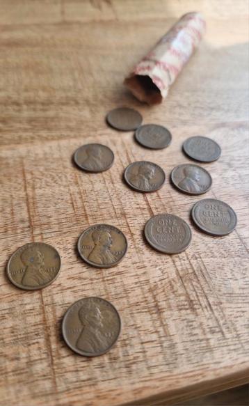 1927-D Wheat penny Lincoln muntrol  beschikbaar voor biedingen