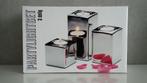 Partylight Set 3-Delig Kaarsenhouders [Nieuw], Huis en Inrichting, Woonaccessoires | Kandelaars en Kaarsen, Ophalen, Nieuw, Overige materialen