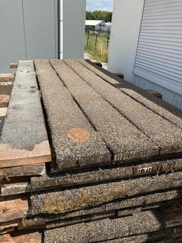 brugdelen hardhouten dek vlonders dragline schotten beschikbaar voor biedingen