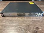 Cisco Catalyst 3750G 24 poort managed gigabit switch, Ophalen of Verzenden, Gebruikt