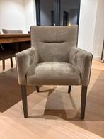 6 Eetkamerstoelen taupe, Huis en Inrichting, Tafels | Eettafels, Ophalen, 200 cm of meer, 50 tot 100 cm, Zo goed als nieuw