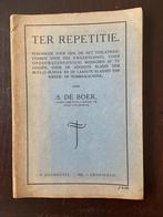 Ter Repetitie, rekenboek voor hen die het toelatingsexamen, Ophalen of Verzenden, Gelezen
