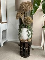 Plantenpot/ bijzettafel / kunstbloem, Ophalen, Zo goed als nieuw