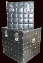 Retro design meubels merk KARE 2 kubussen 50x50 en 40x40 cm, Ophalen, Overige materialen, Minder dan 50 cm, Gebruikt