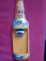 Grote  metalen (bier)flessenopener, Ophalen of Verzenden, Zo goed als nieuw, Reclamebord