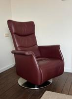 Bordeauxrode sta-op relaxfauteuil – Frans Molenaar Prominent, Ophalen, Zo goed als nieuw, 75 tot 100 cm, Modern