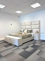Boxspring Set Monaco - 140/160/180x200, Verstelbaar, 180 cm, Stof, Nieuw
