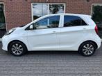 Kia Picanto 1.0 CVVT EcoPlusLine NIEUWE APK / A.U.R. CAMERA, Stof, Gebruikt, 4 stoelen, Wit