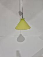 Vintage frans melkglazen hanglamp groen biljart, Huis en Inrichting, Onbekend, Ophalen of Verzenden, Zo goed als nieuw, Onbekend