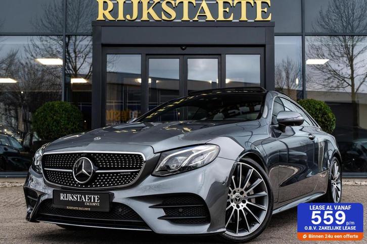 Mercedes E-klasse Coupé E300 AMG Line|PANO|BURMESTER|MEMORY, Auto's, Mercedes-Benz, Bedrijf, Te koop, E-Klasse, 360° camera, ABS