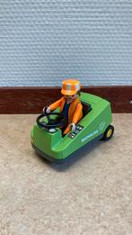 Playmobil stratenveger met werkman, Ophalen of Verzenden, Zo goed als nieuw, Los playmobil