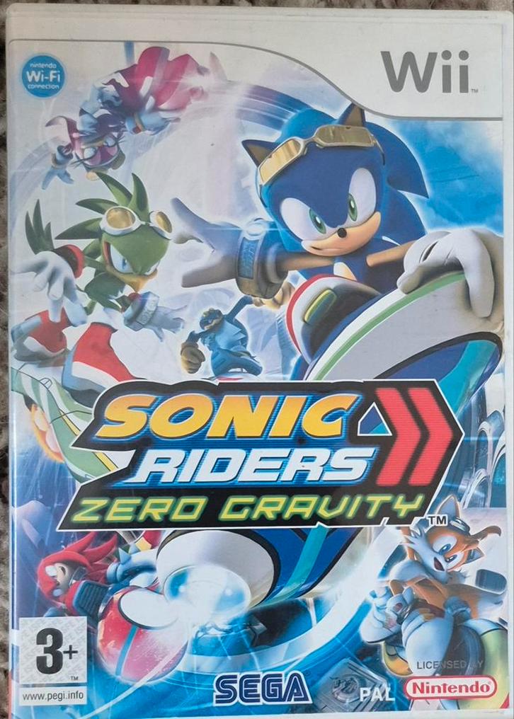 Sonic Riders: Zero Gravity - Wii, Spelcomputers en Games, Games | Nintendo Wii, Gebruikt, Racen en Vliegen, 1 speler, Vanaf 3 jaar