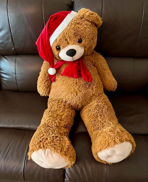 Grote pluchen Beer Bruin uit 2014, Verzamelen, Beren en Cherished Teddies, Zo goed als nieuw, Stoffen beer, Overige merken, Ophalen of Verzenden