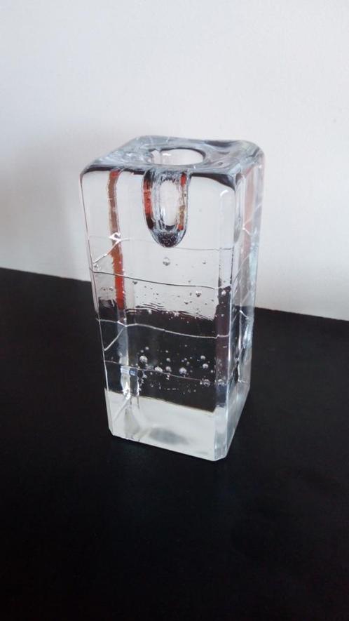 iittala Arkipelago kandelaar ice glas, Timo Sarpaneva, Antiek en Kunst, Antiek | Glas en Kristal, Ophalen of Verzenden