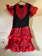 Flamenco jurk met stippen - Maat 110-116, Ophalen, Zo goed als nieuw, 110 t/m 116, Meisje