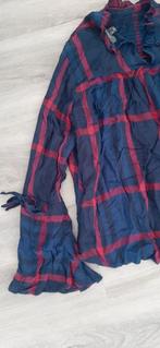 Leuke tuniek/blouse blauw rood geruit mt 36 Primarkt, Blauw, Ophalen of Verzenden, Zo goed als nieuw, Maat 36 (S)