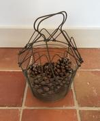 Antiek draad ijzeren slamandje sla zwierder eiermandje, Ophalen of Verzenden