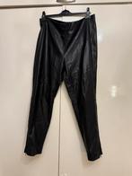 Zwarte leren broek met rits, Kleding | Dames, Broeken en Pantalons, Ophalen of Verzenden, Nieuw