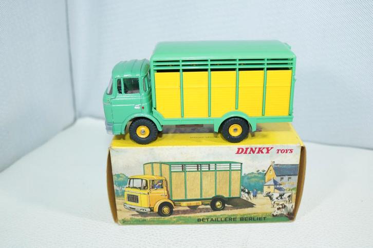 Dinky Toys 577 Berliet truck & strak doosje geheel origineel, Hobby en Vrije tijd, Modelauto's | 1:43, Gebruikt, Auto, Dinky Toys