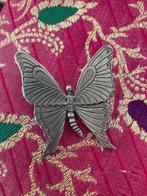 Vintage antiek boho 94% tin zilverkleur grote vlinder broche, Sieraden, Tassen en Uiterlijk, Antieke sieraden, Ophalen of Verzenden