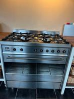 Smeg 6-pits gasfornuis met oven - Weg wegens renovatie, Ophalen, Gebruikt, 60 cm of meer, Grill