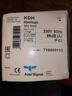 Signaalgever: geluid; hoorn; 230VAC; 88dB; KDH; IP43; Ø75x72, Ophalen of Verzenden, Nieuw