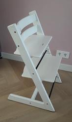 Stokke Tripp Trapp kinderstoel stoel wit nr 1, Ophalen of Verzenden, Gebruikt, Meegroeistoel, Aanschuifbaar