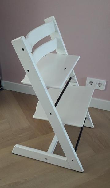 Stokke Tripp Trapp kinderstoel stoel wit nr 1  beschikbaar voor biedingen