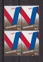 Nederland NVPH nr. 970 Postfris in blok van vier, Verzenden, Na 1940, Postfris