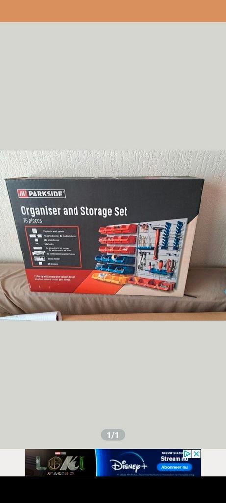 Parkside organiser and storage set, Doe-het-zelf en Verbouw, Overige Doe-het-zelf en Verbouw, Nieuw, Ophalen of Verzenden