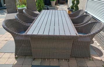 Prachtige 6 persoons luxe tuinset / diningset  beschikbaar voor biedingen