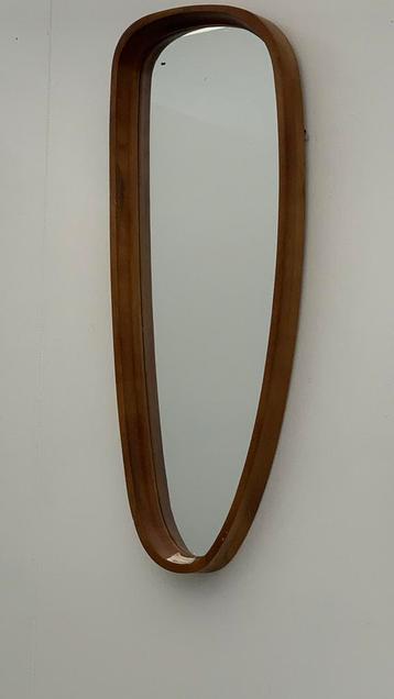 Nieuw: Spiegel Dark wood egg Slope - donkerbruin beschikbaar voor biedingen