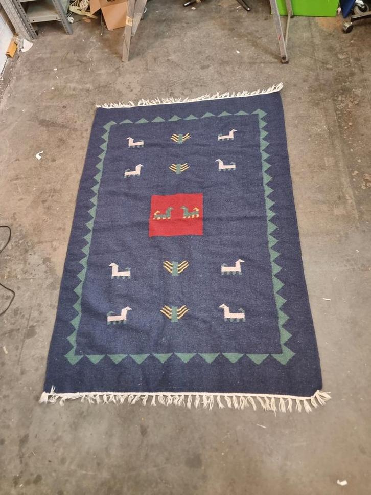 Wollen vloerkleed 120x180 cm, Huis en Inrichting, Stoffering | Tapijten en Kleden, 200 cm of meer, Rechthoekig, Ophalen