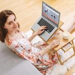 Bamboe Laptoptafel - In hoogte verstelbaar, Computers en Software, Laptoptafels, Ophalen of Verzenden, Nieuw, In hoogte verstelbaar