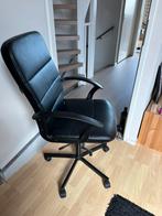 Gebruikte bureaustoel, Huis en Inrichting, Ophalen, Gebruikt, Zwart, Bureaustoel