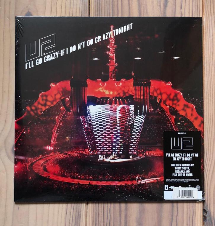 U2 12” vinyl single I'll Go Crazy US persing zeldzaam, Cd's en Dvd's, Vinyl | Pop, Nieuw in verpakking, 2000 tot heden, 12 inch