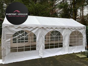 Partytent huren 3x6! PVC + grondframe