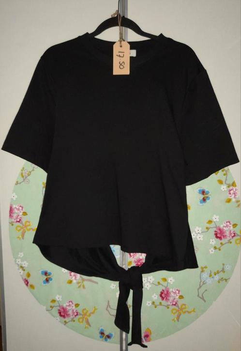 NIEUW Zwart Shirt Open Back COS maat L, Kleding | Dames, Tops, Nieuw, Zwart, Korte mouw, Ophalen of Verzenden