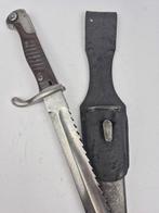 Duitse Zaagrug bajonet 1917, WO1 WW1, Verzamelen, Militaria | Algemeen, Verzenden, Landmacht, Duitsland, Mes of Dolk