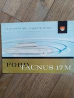 Ford Taunus 17M Brochure - 1961, Ford, Ophalen of Verzenden, Zo goed als nieuw, Ford