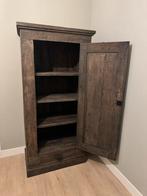 Landelijke hoge kast - Aura Peeperkorn, Huis en Inrichting, Kasten | Dressoirs, Ophalen, Met deur(en), 50 tot 100 cm, Zo goed als nieuw