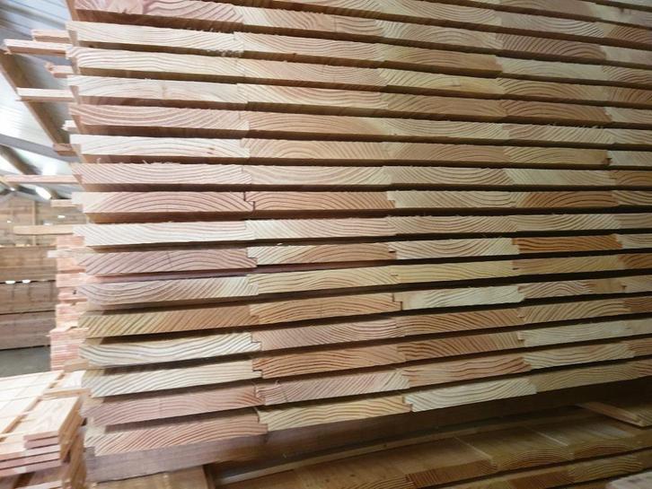 Douglas planken fijnbezaagd met een halfhoutse verbinding, Tuin en Terras, Palen, Balken en Planken, Nieuw, Planken, 250 cm of meer